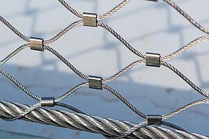 X-tend Ball Stop Mesh On The Hoga School Roof 